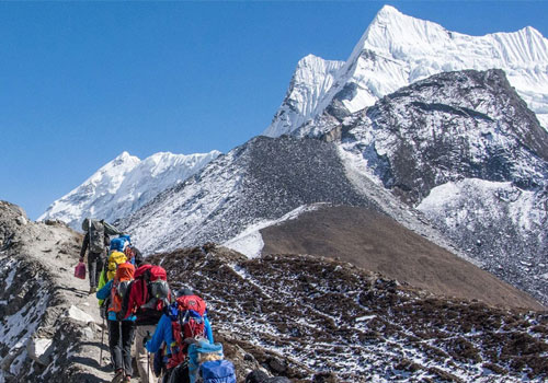 Everest three Pass Trek Map